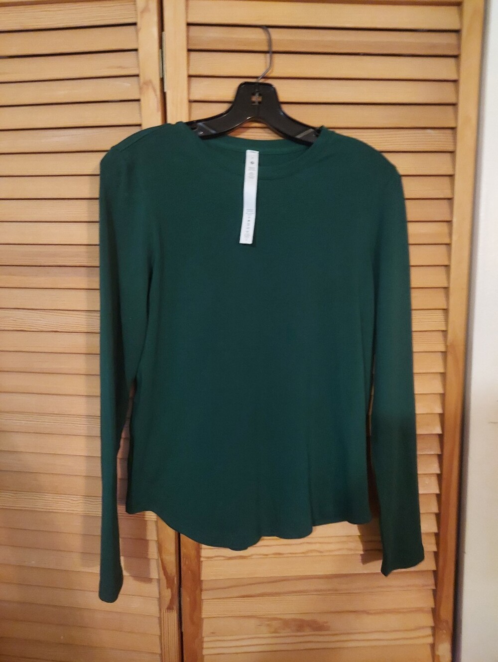 Lululemon Long Sleeve Shirt Women's 4 Everglade Green Athletic Breathable